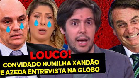 AZEDOU Convidado HUMILHA Xandão na Globo e CALA toda a militância pra