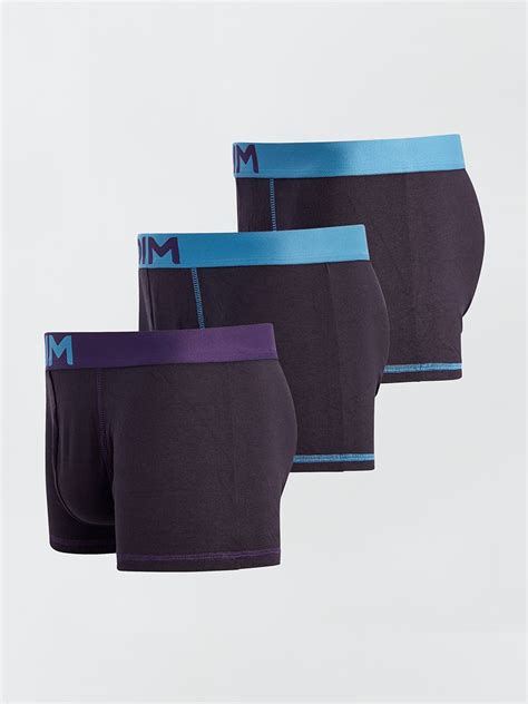 Lot De Boxers Coton Stretch Mix And Colors Dim Noir Kiabi