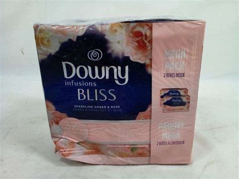 Downy Infusions Bliss Laundry Fabric Softener Mega Dryer Sheets