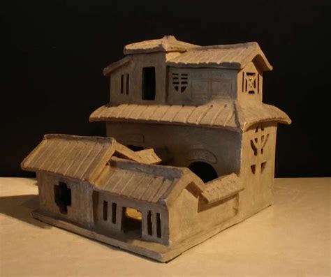 A Han Dynasty Pottery Model Of A House At 1stdibs Han Dynasty Houses