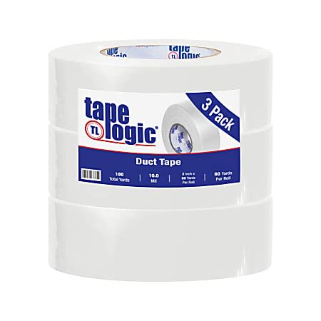 Tape Logic Duct Tape Mil X Yd White Case Of Office Depot