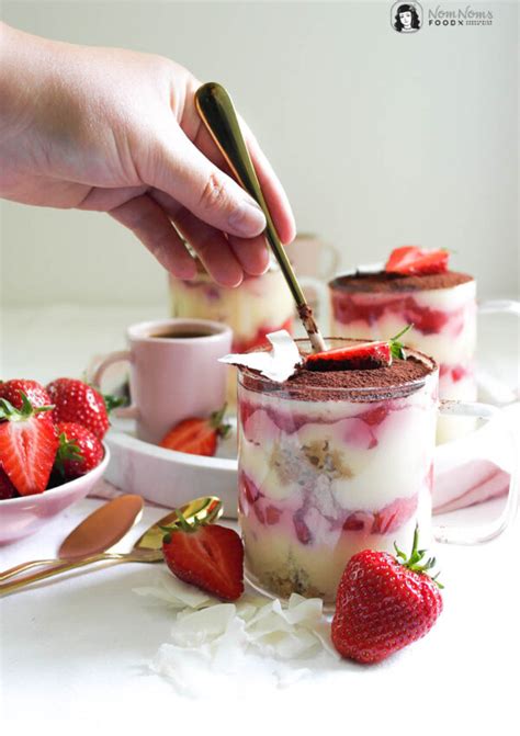 Stracciatella Tiramisu Mit Brombeeren Nom Noms Food