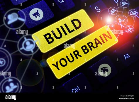 Conceptual Display Build Your Brain Business Approach Mental