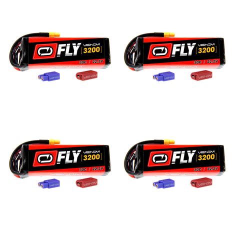 Venom Fly C S Mah V Lipo Battery With Uni Plug Xt