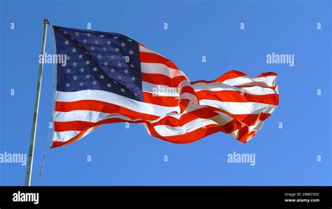 American Flag Waving Stock Photo - Alamy