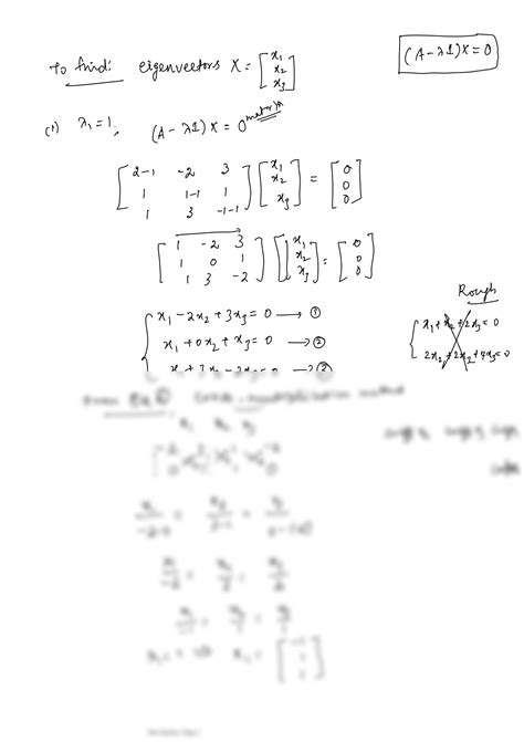 Solution Matrices Eigen Values Eigen Vectors Studypool