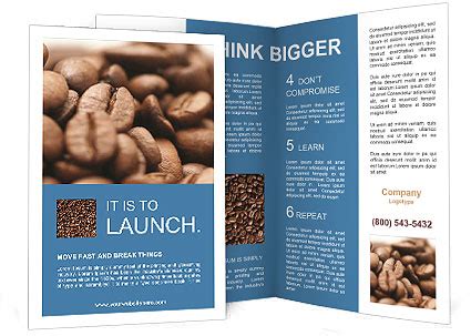 Columbia Coffee Beans Brochure Template & Design ID 0000018667 - SmileTemplates.com