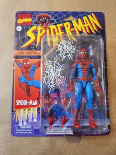 Marvel Legends Retro Cardback Spider Man Cel Shading Comics Action