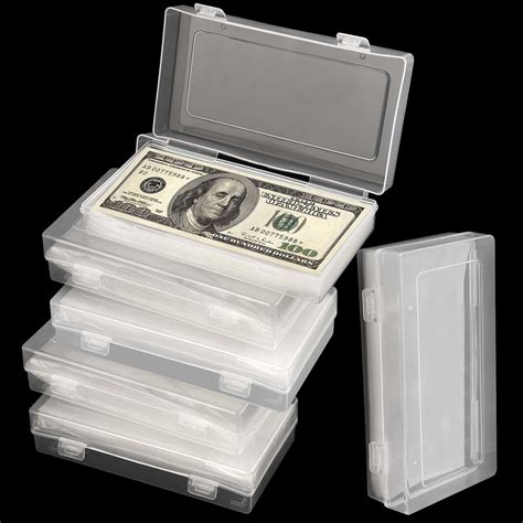 Amazon MUKLEI 600 Pieces Dollar Bill Holder With Storage Case