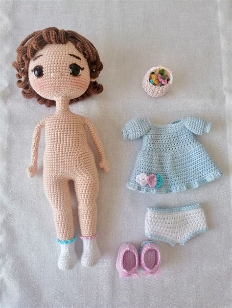 Doll Pattern Amy Crochet Pattern PDF Tutorial Etsy