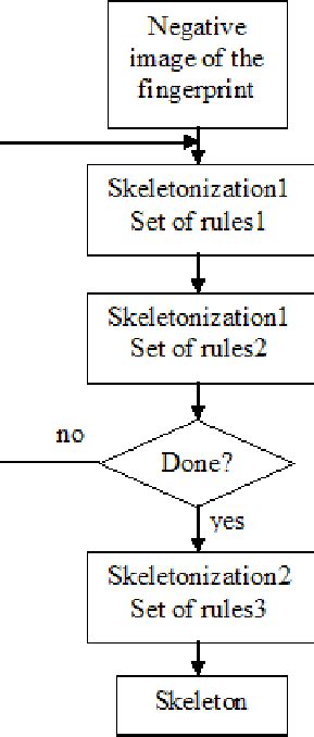 4: Flow diagram of the skeletonization process. | Download Scientific ...