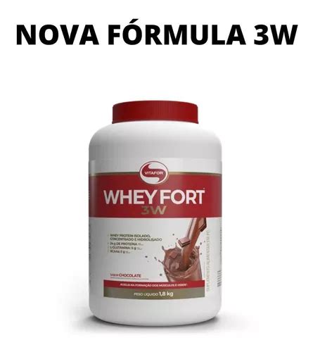 Whey Fort 1 8kg Vitafor Frete grátis