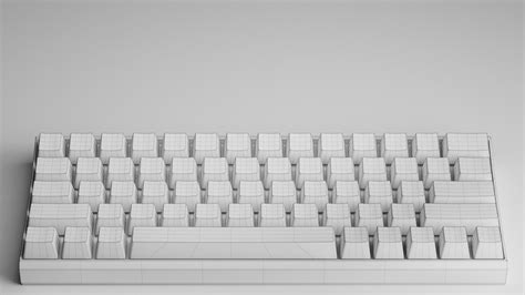 3D Wireless Mechanical Keyboard Blender - TurboSquid 2111200