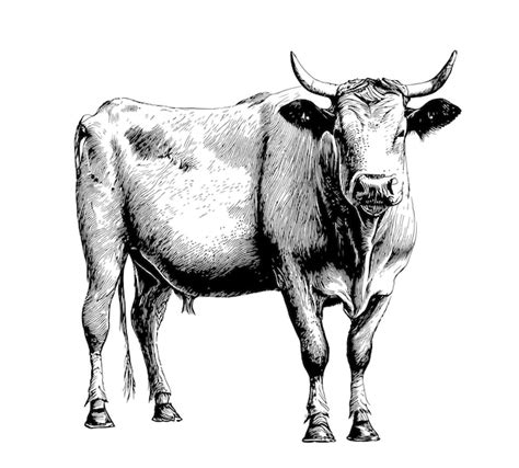 Aggregate more than 181 realistic cow drawing latest - nanoginkgobiloba.vn