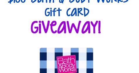 Live Laugh Love 100 Bath And Body Works T Card Giveaway