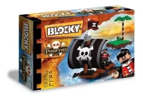 Blocky Balsa Pirata 78 Piezas Bloques Para Armar Rasti En Venta En