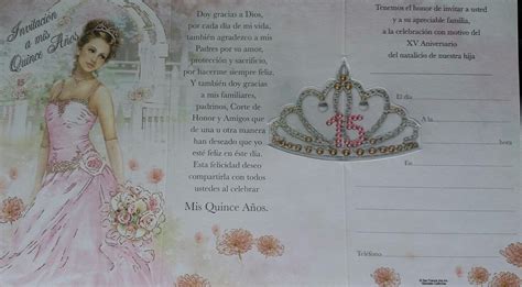 Quinceanera Invitaciones Ejemplos