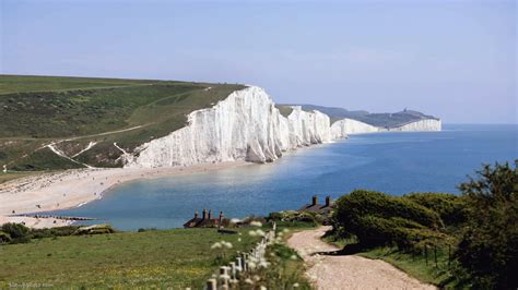 Seven Sisters Chalk Cliffs - natural wonder of UK in photos