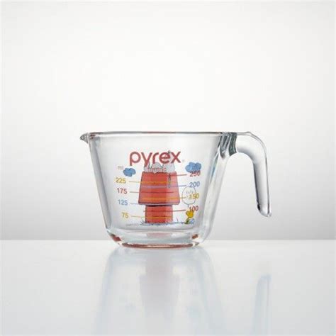 Pyrex X Peanuts Snoopy Heat Resistant Glass Measuring Cup Ml Ml