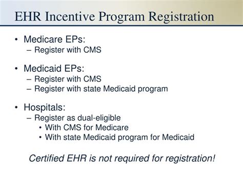 Ppt Meaningful Use And The Ehr Incentive Program Powerpoint