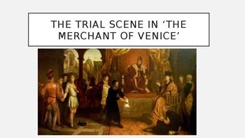 The Trial Scene in 'The Merchant of Venice' by ExtraBreakTime | TPT