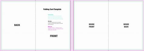 Half Fold Card Template Luxury Blank Half Fold Card Template Intended