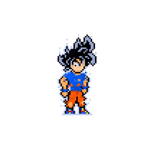 Editing UI Goku Sprite - Free online pixel art drawing tool - Pixilart