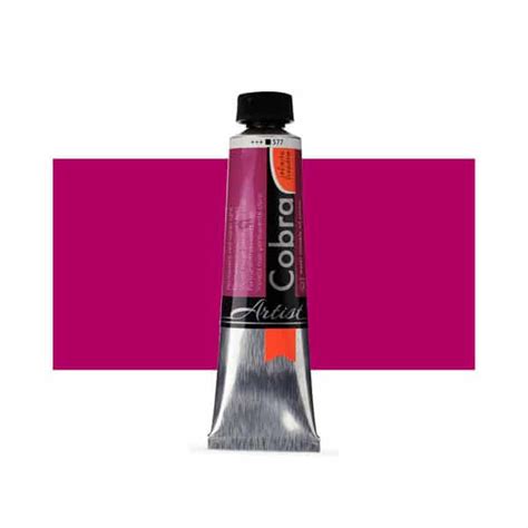 Permanent Red Violet Light S3 Cobra Oil 40ml Oil Paints