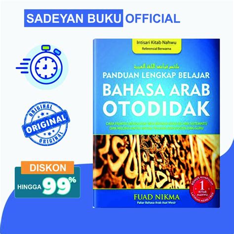 Jual Panduan Lengkap Belajar Bahasa Arab Otodidak Kitab Nahwu