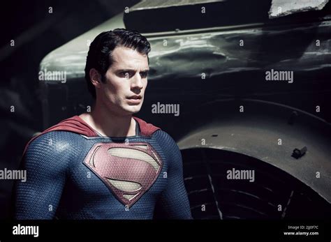 HENRY CAVILL, MAN OF STEEL, 2013 Stock Photo - Alamy