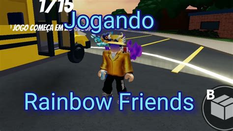 jogando rainbow friends no roblox capítulo 1 jogando solo YouTube