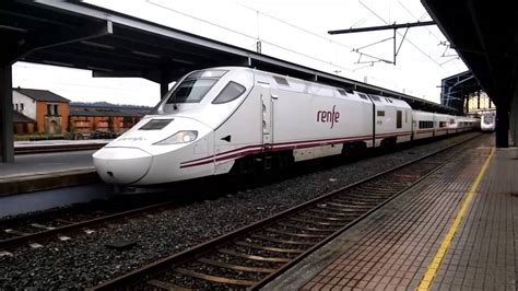 Renfe Alvia 730 En Santiago De Compostela Youtube