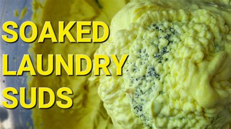 Soaked Laundry Suds Mushy Soap Asmr Yellow Soap