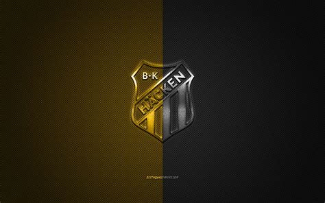 Bk Hacken Swedish Football Club Allsvenskan Yellow Black Logo