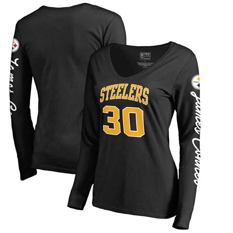 Nfl James Conner Pittsburgh Steelers Nfl Pro Line By Fanatics Branded Women S Heartthrob Name