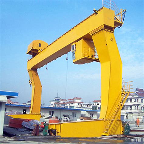 Cabin Control L Shape Type Single Girder Gantry Crane 20t For Port