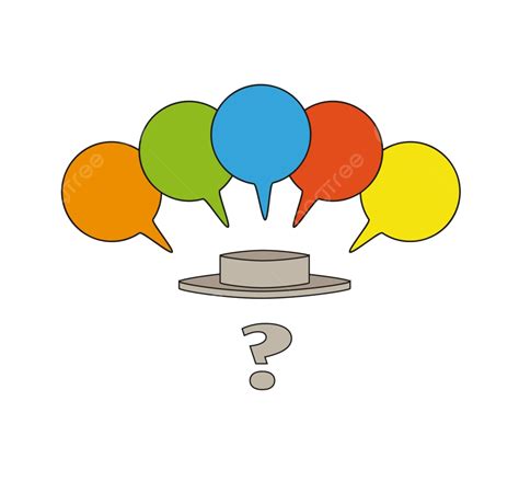 Question Mark And Speak Bubbles Creativity Mark Isolated Vector