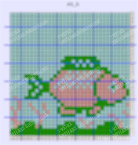 colorwork fish hat pattern  knitting pattern vetka