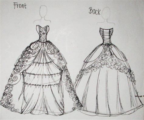 Princess Dress Sketches