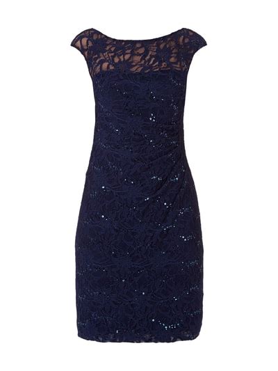 Lauren Ralph Lauren Cocktailkleid Mit Floraler Spitze Marine Online