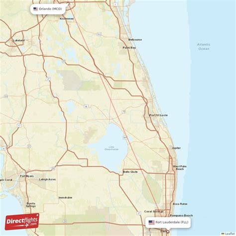 Direct Flights From Orlando To Fort Lauderdale MCO To FLL Non Stop