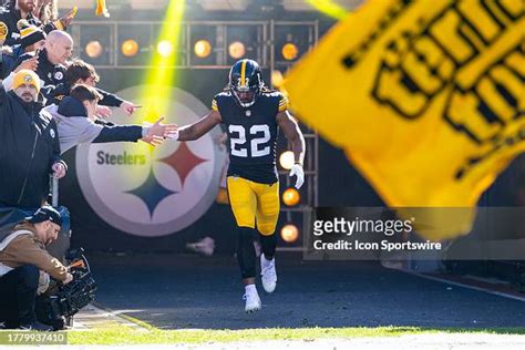 Pittsburgh Steelers Running Back Najee Harris Looks On During The