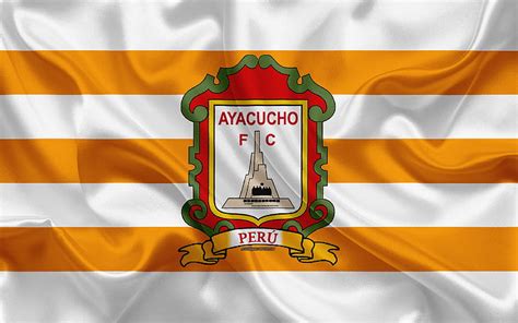 Logo De Ayacucho Fc Textura De Seda Club De F Tbol Peruano Bandera