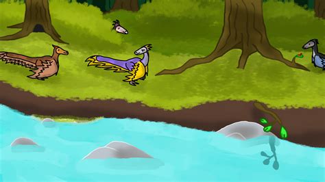 Feather Family Archaeopteryx Background by TyrannyDragonese on DeviantArt