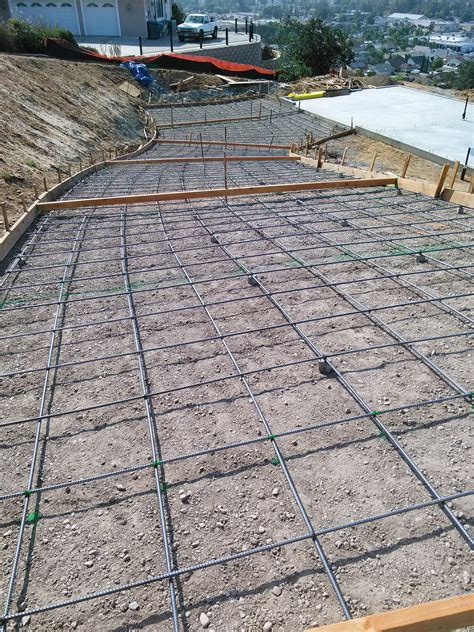 Belvedere Dr Construction Update Driveway Concrete Forms Rebars