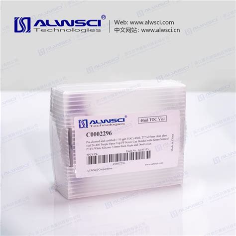 China Ml Pre Cleaned Certified Epa Toc Vial Manufacturers