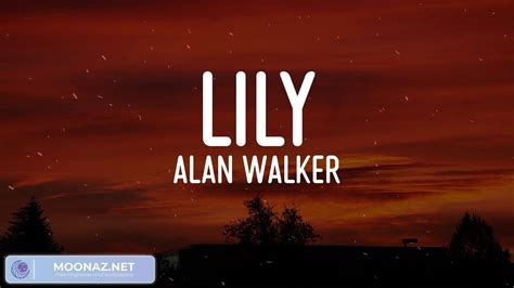 Alan Walker Lily Lyrics Youtube