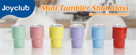 Amazon Joyclub Oz Mini Tumbler Shot Glass With Straw Pack