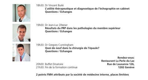 Colloque Médical Les Pathologies De Lépaule Tenu à Genève Le 06 Juin 2019 Cepco Centre