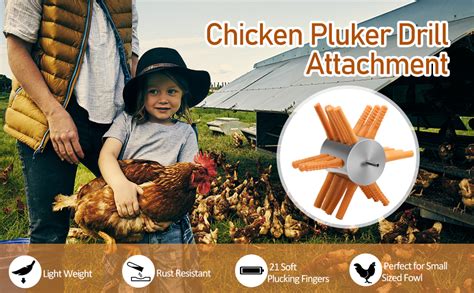 Eachbid Chicken Plucker Drill Attachment 38 Shank